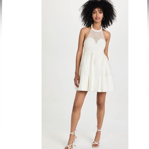 NWT A.L.C. Salines Dress White Size 6 - Picture 15 of 15